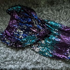 Sparkle Low Back Dress